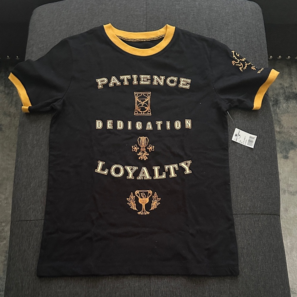 Hufflepuff Youth Harry Potter 'Patience Dedication Loyalty' Graphic Tee